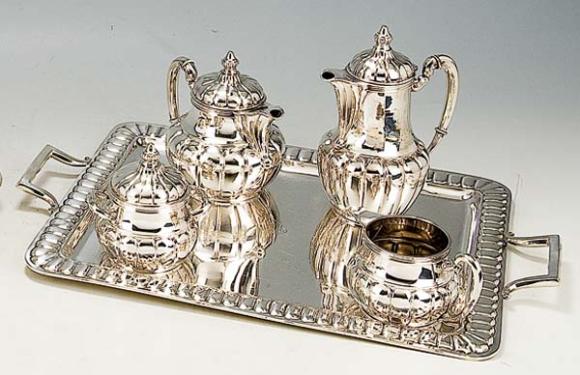 Juego de café de plata